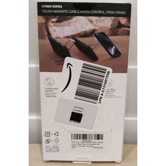 ESR for iPhone 17 Pro Max Case with Stash Stand 7X Military-Grade Drop Protec... - Picture 2 of 8